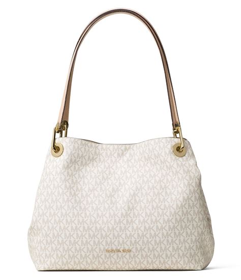 michael kors raven large signature tote|mk raven shoulder bag.